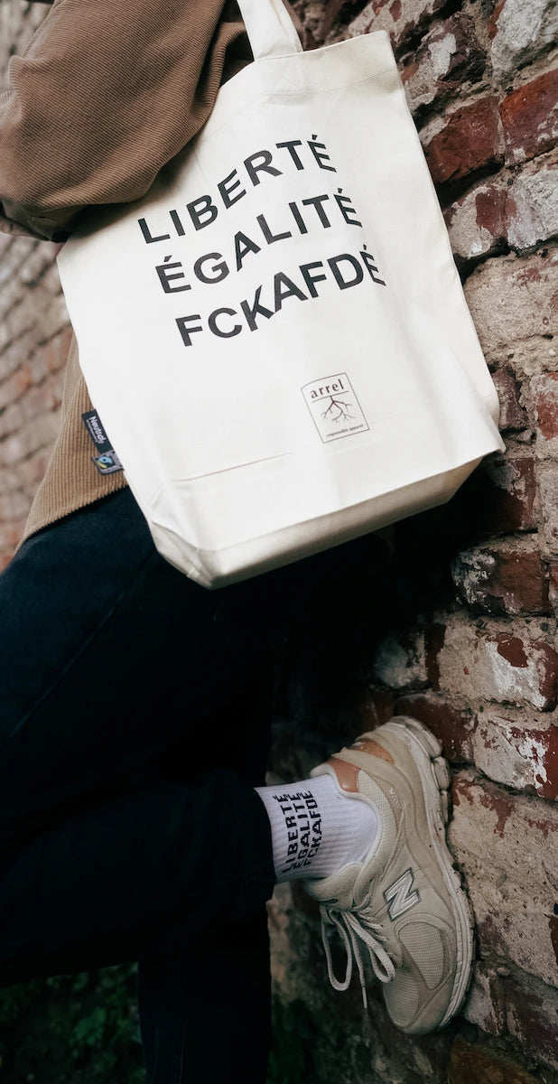 Arrel Tote Bag Liberté Égalité Fckafdé