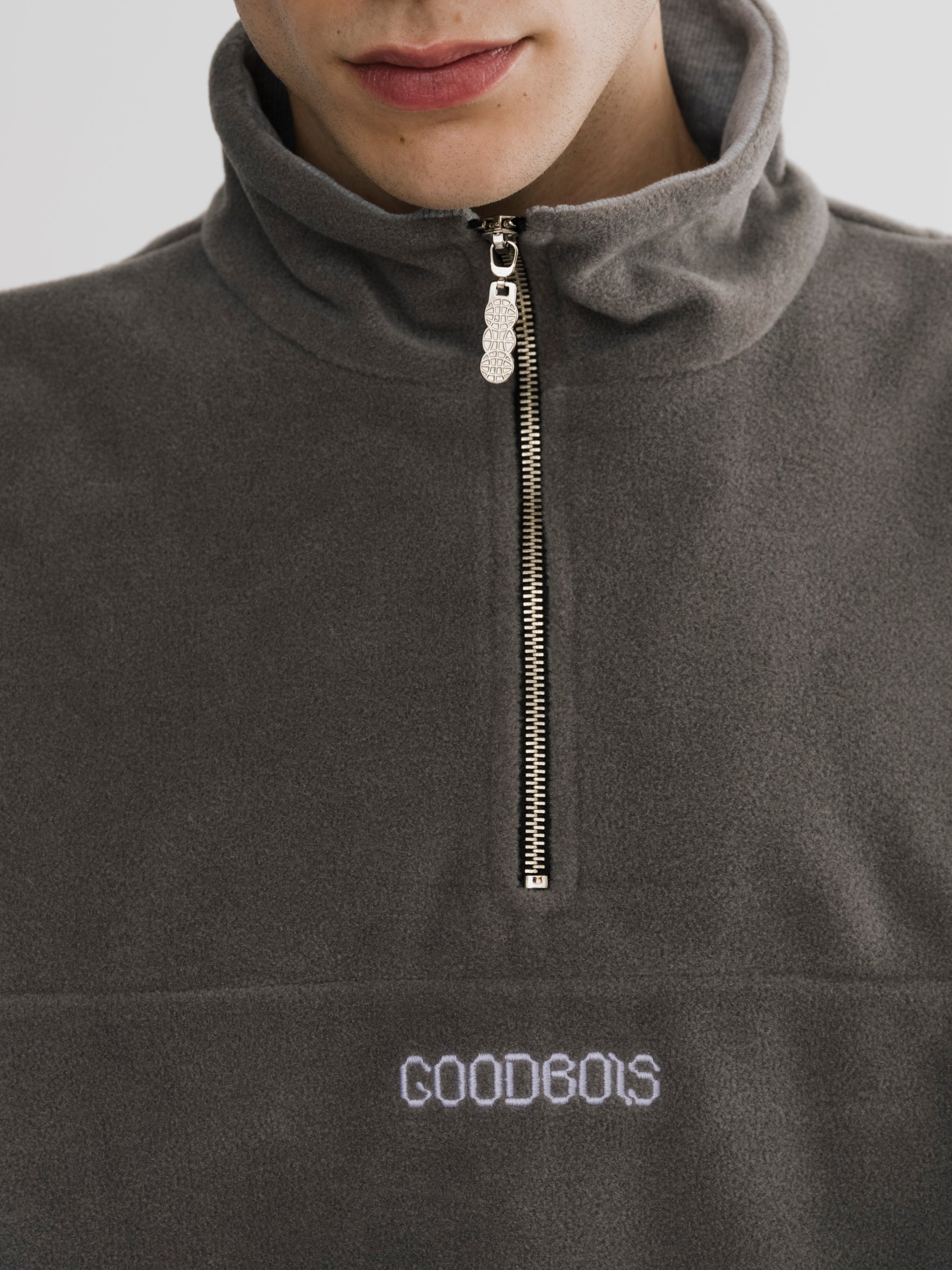 Goodbois Solar Fleece Halfzip Grey