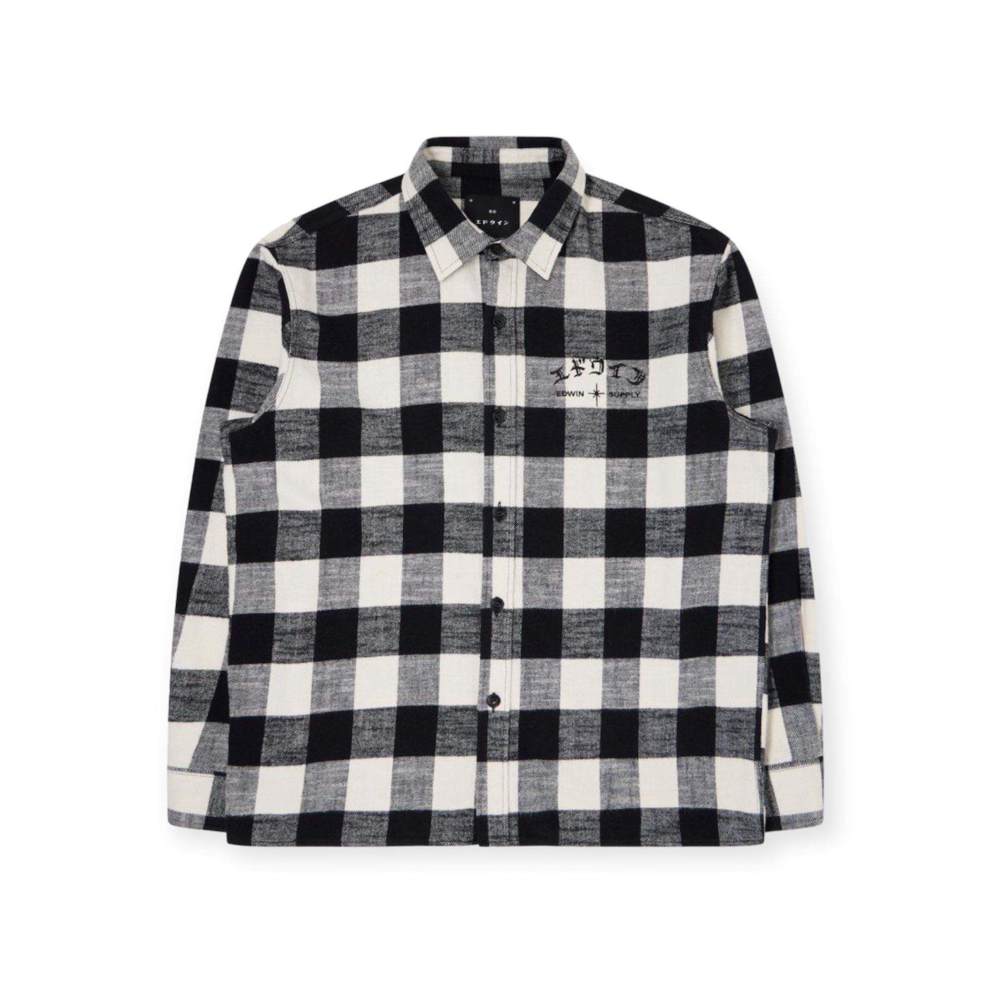 EDWIN Sebastian Shirt LS Black / White