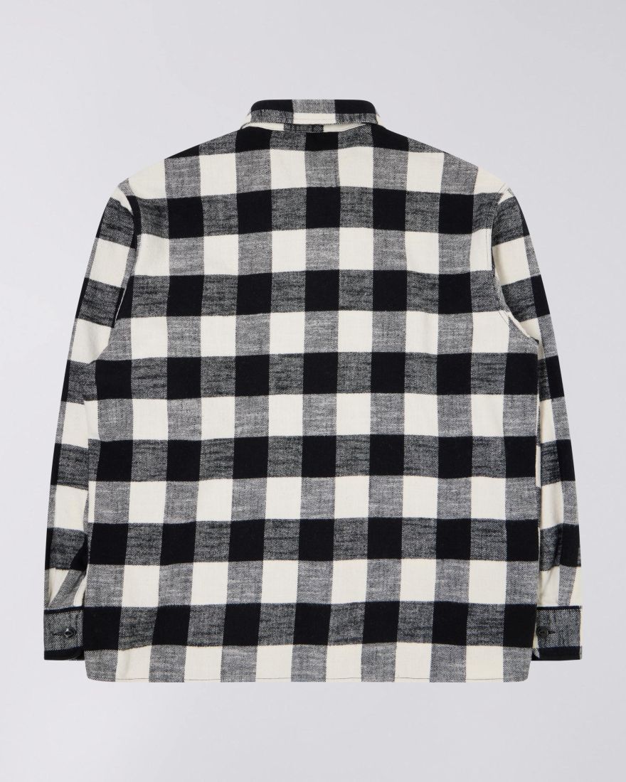 EDWIN Sebastian Shirt LS Black / White