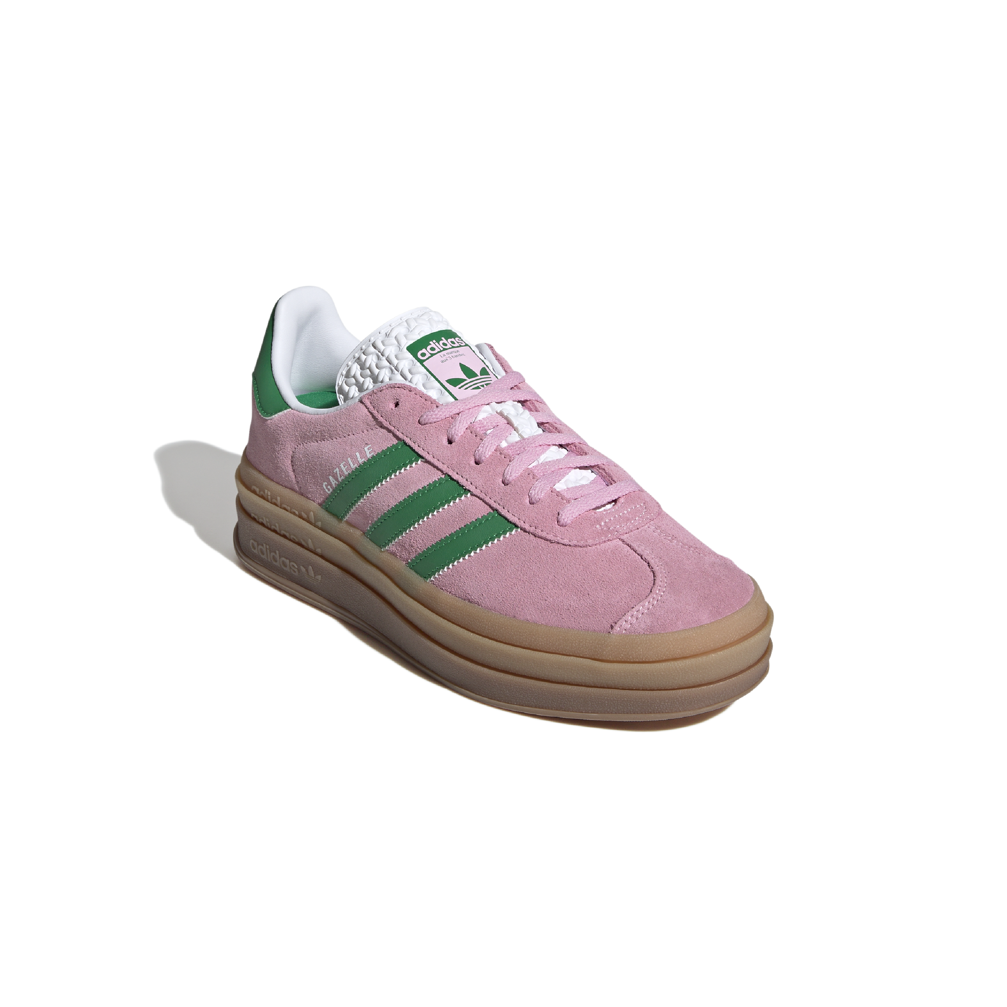 adidas Gazelle Bold True Pink / Green / Cloud White
