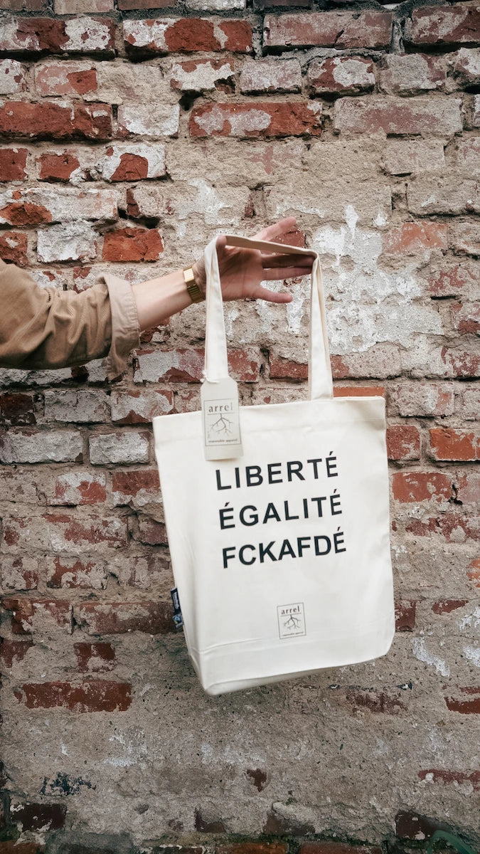 Arrel Tote Bag Liberté Égalité Fckafdé