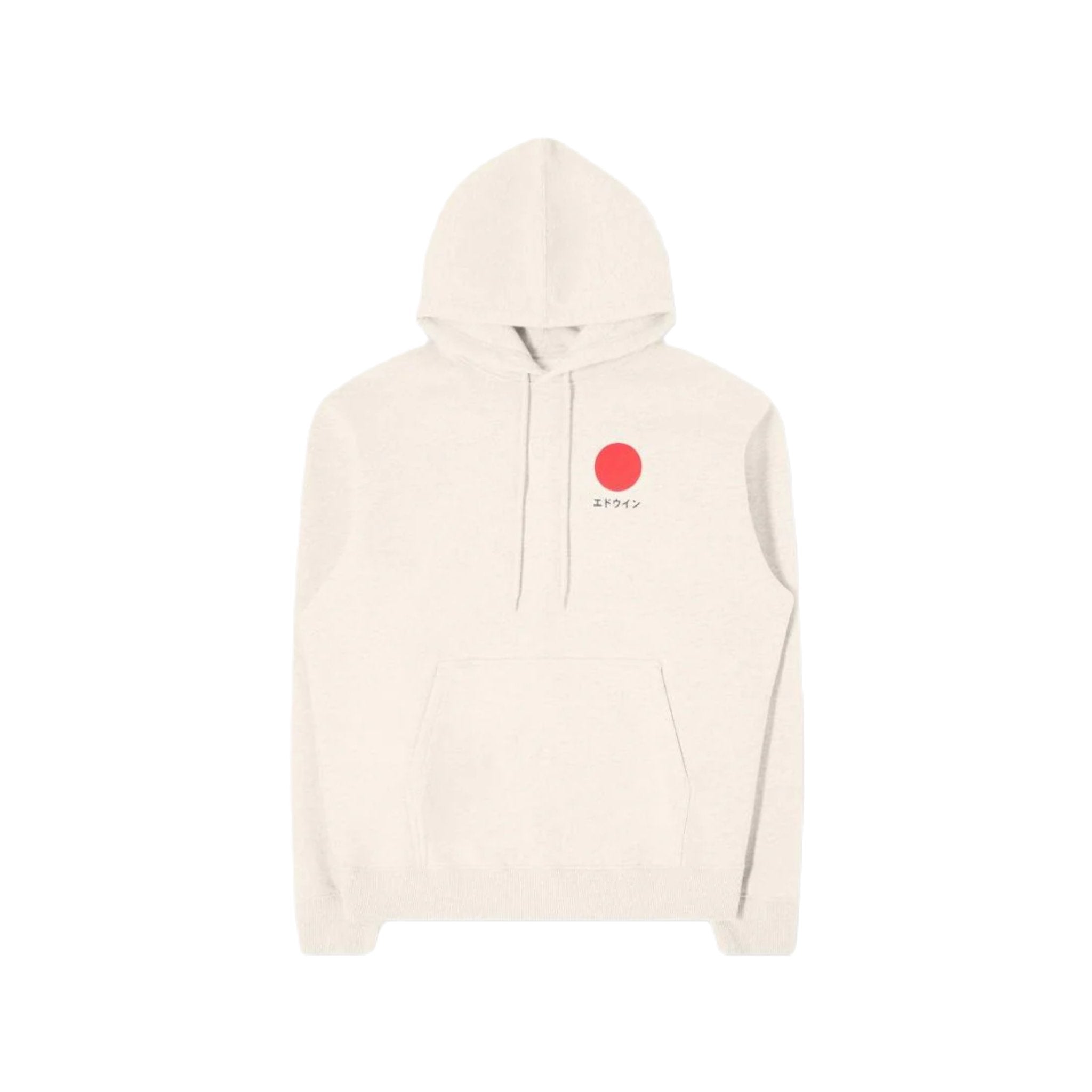 EDWIN Japanese Sun Hoodie Sweat Heavy Felpa Whisper White