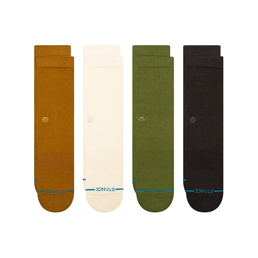 Stance Socks Icon Crew Pack Gold