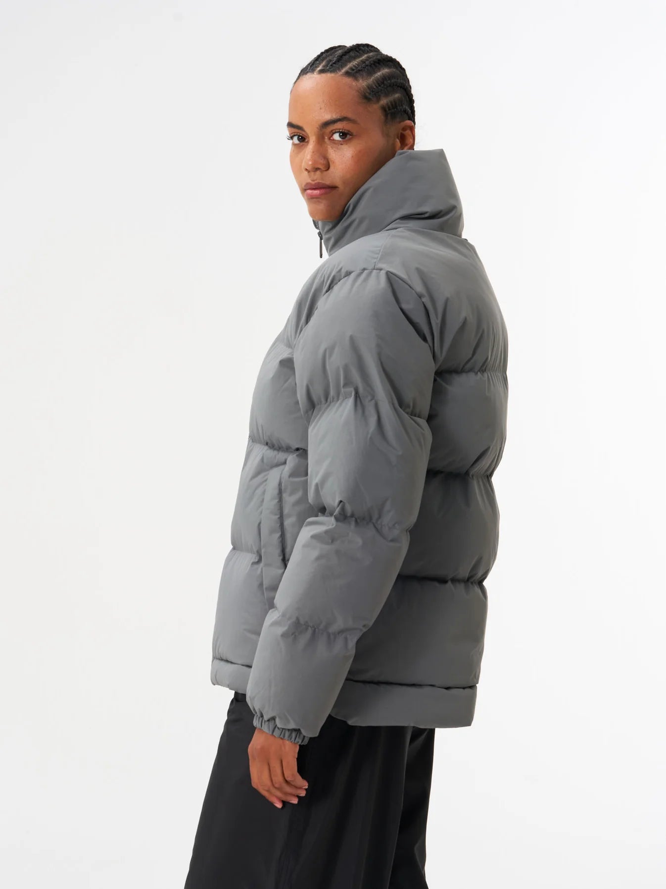 pinqponq Puffer Jacket Unisex Storm Grey