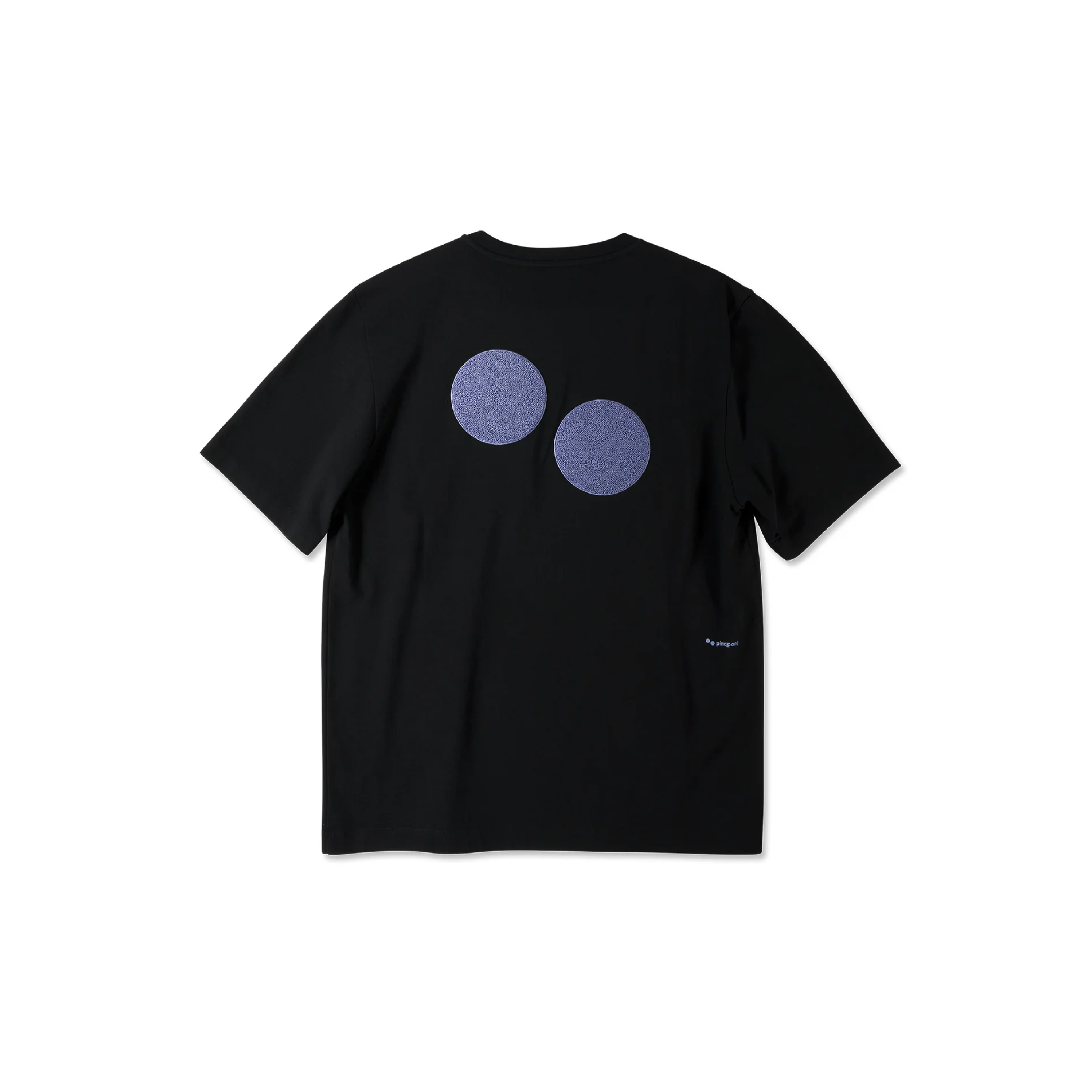 T-Shirt Cotton Black Frottee Pool