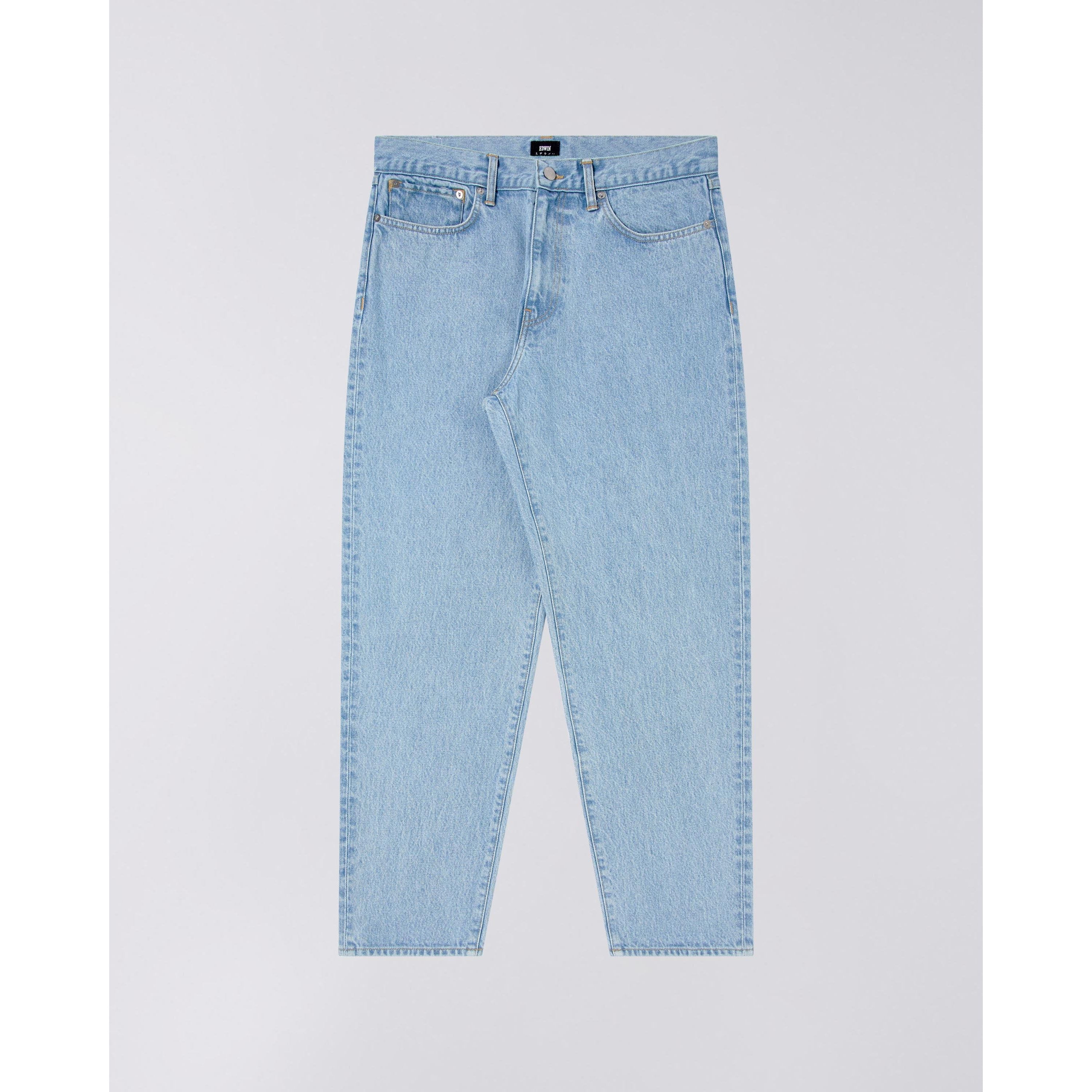 EDWIN Cosmos Pant Blue - Heavy Bleach Wash