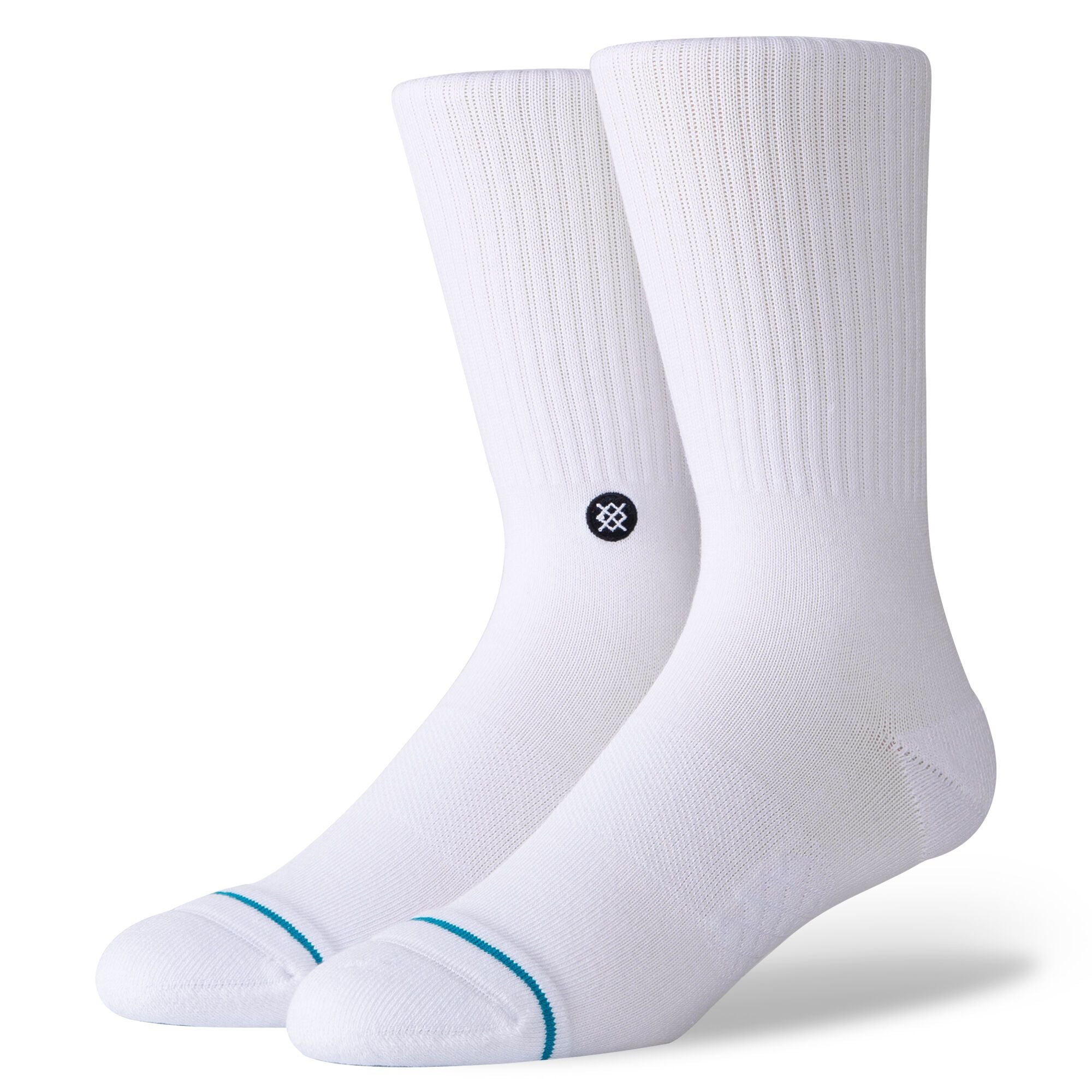 Stance Socks Icon Crew White / Black